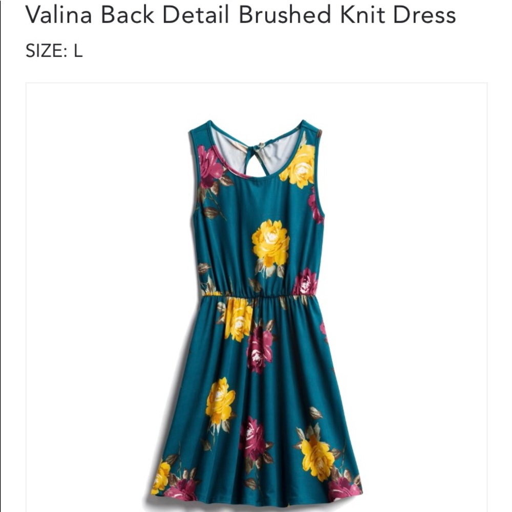 Stitch Fix French Grey - Blue Floral Dress